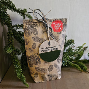 Wundertüte "Pflanze einen Christbaum" / Weihnachten / Geschenk – 14 x 22 cm – gefertigt von Menschen mit Behinderung