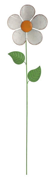 Metall Blumenstecker 58 cm – Pflanzenstecker Blume in verschiedenen Farben