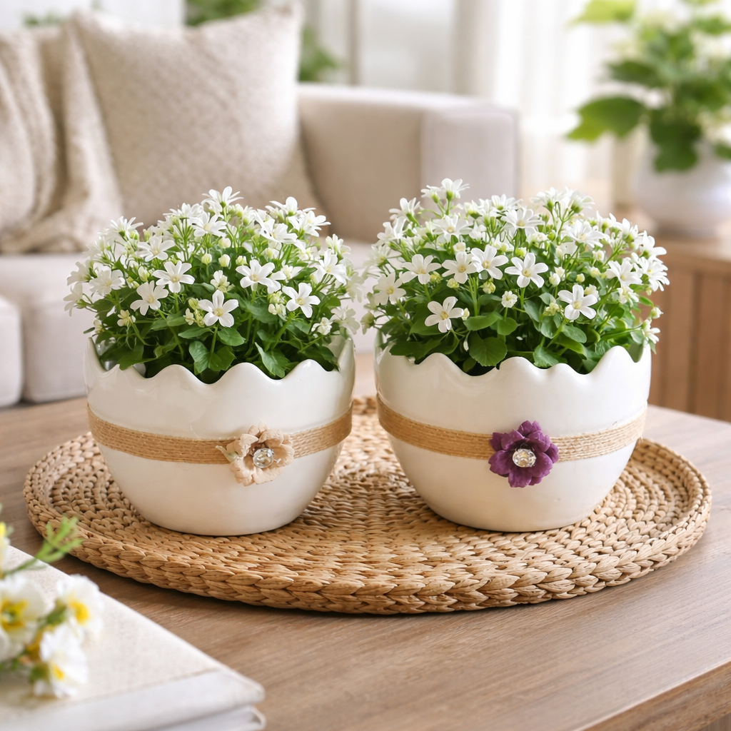 Eischale Übertopf "Dory" Ostern – verschiedene Farben – 11 x 11 x 9 cm