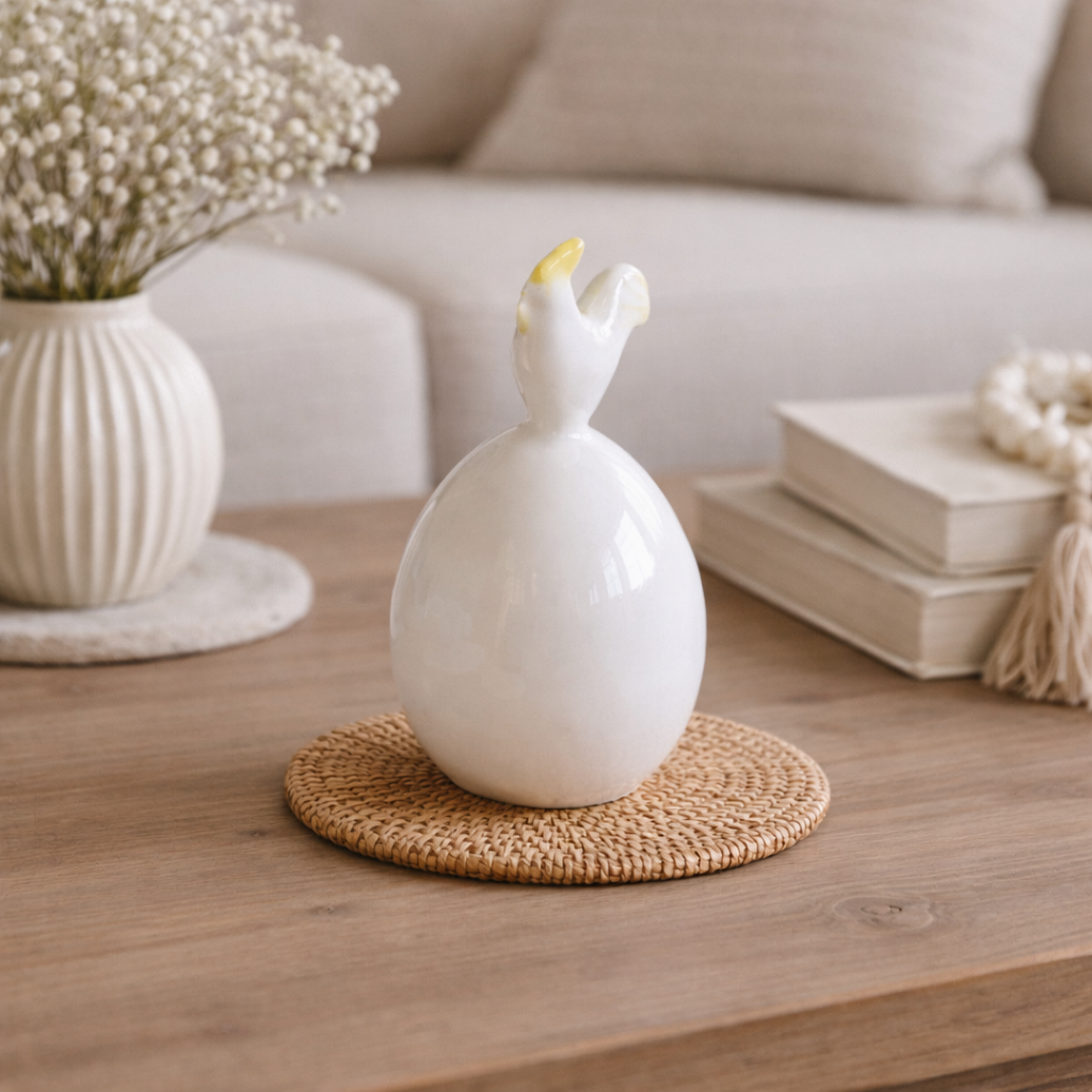 Keramik Ei „Doro“ – Oster Deko Aufsteller aus Keramik, 6 cm - verschiedene Motive und Farben