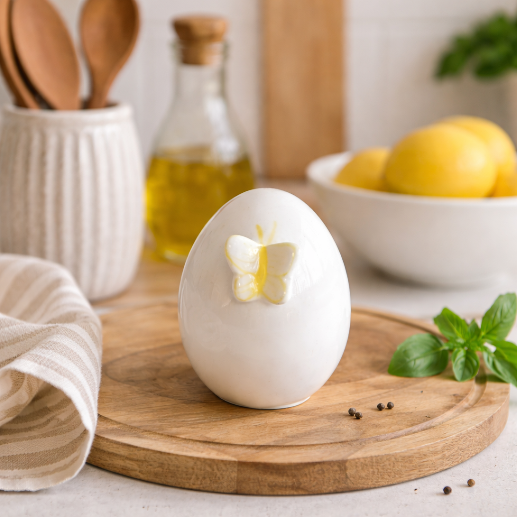 Keramik Ei „Doro“ – Oster Deko Aufsteller aus Keramik, 6 cm - verschiedene Motive und Farben