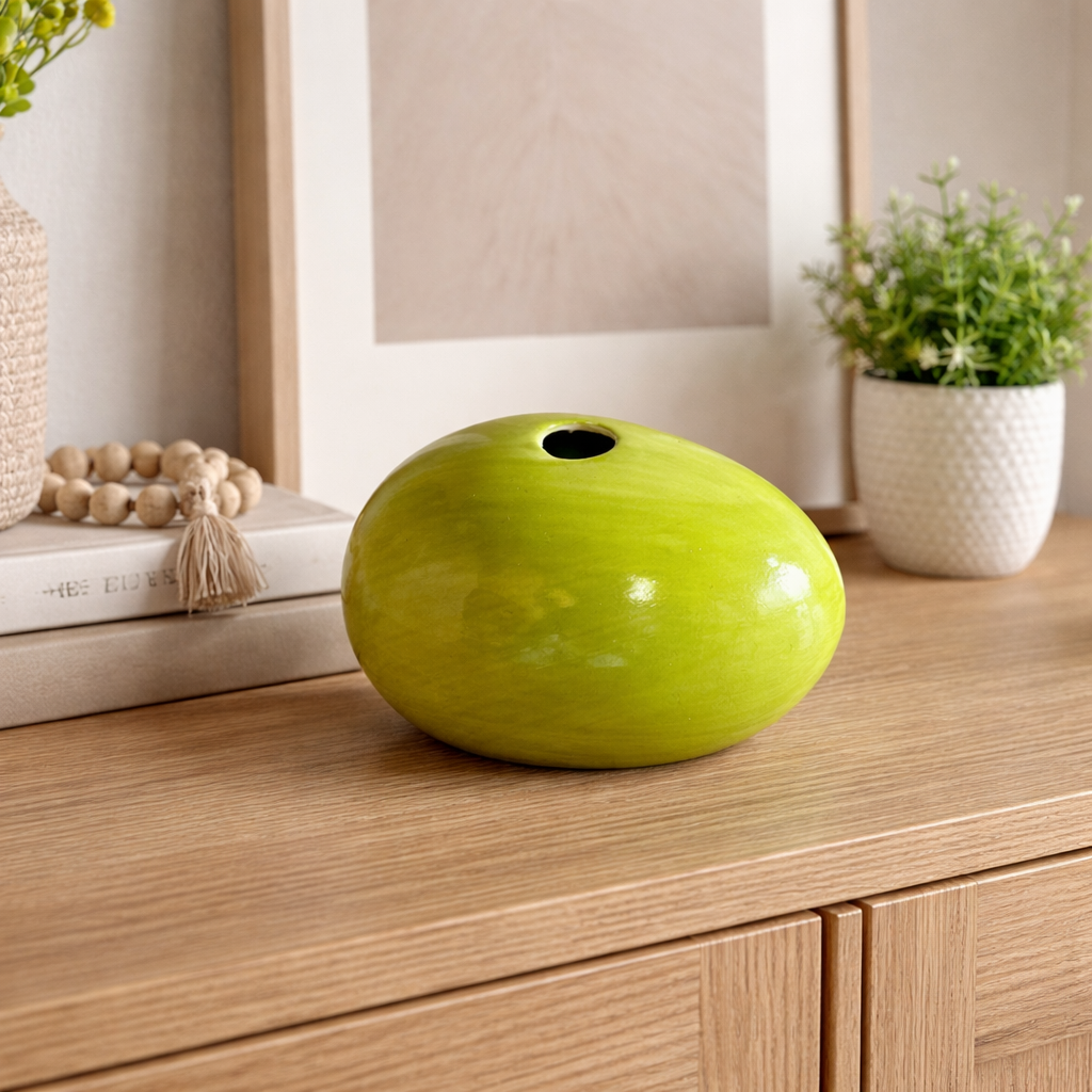 Keramik Ei Vase „PAT“ – Mini-Vase für Ostern in verschiedenen Farben & Formen | 9 x 8 cm / 6,5 × 9 cm