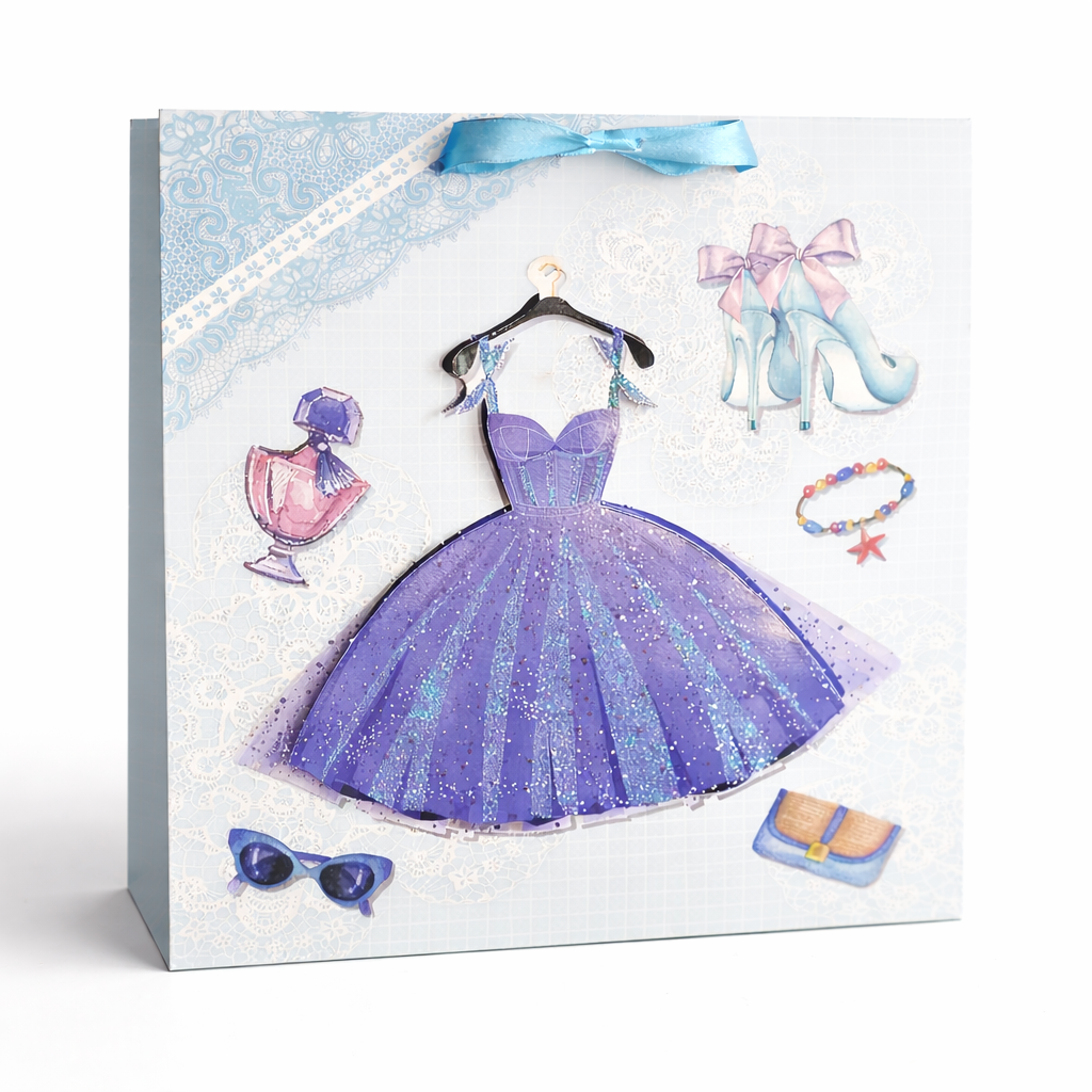 Geschenktasche / Tasche aus Papier - verschiedene Motive - 30 x 12 x 40 cm