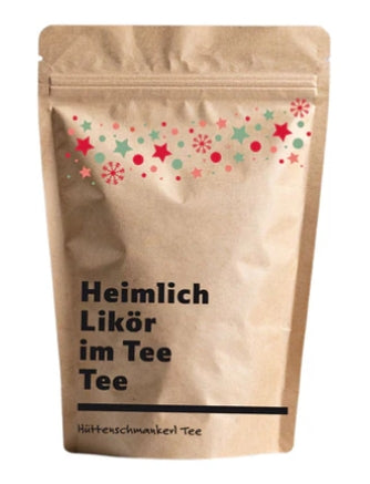 "Heimlich Likör im Tee Tee" - Tee-Geschenk | 20 g | Gefertigt von Menschen mit Behinderung