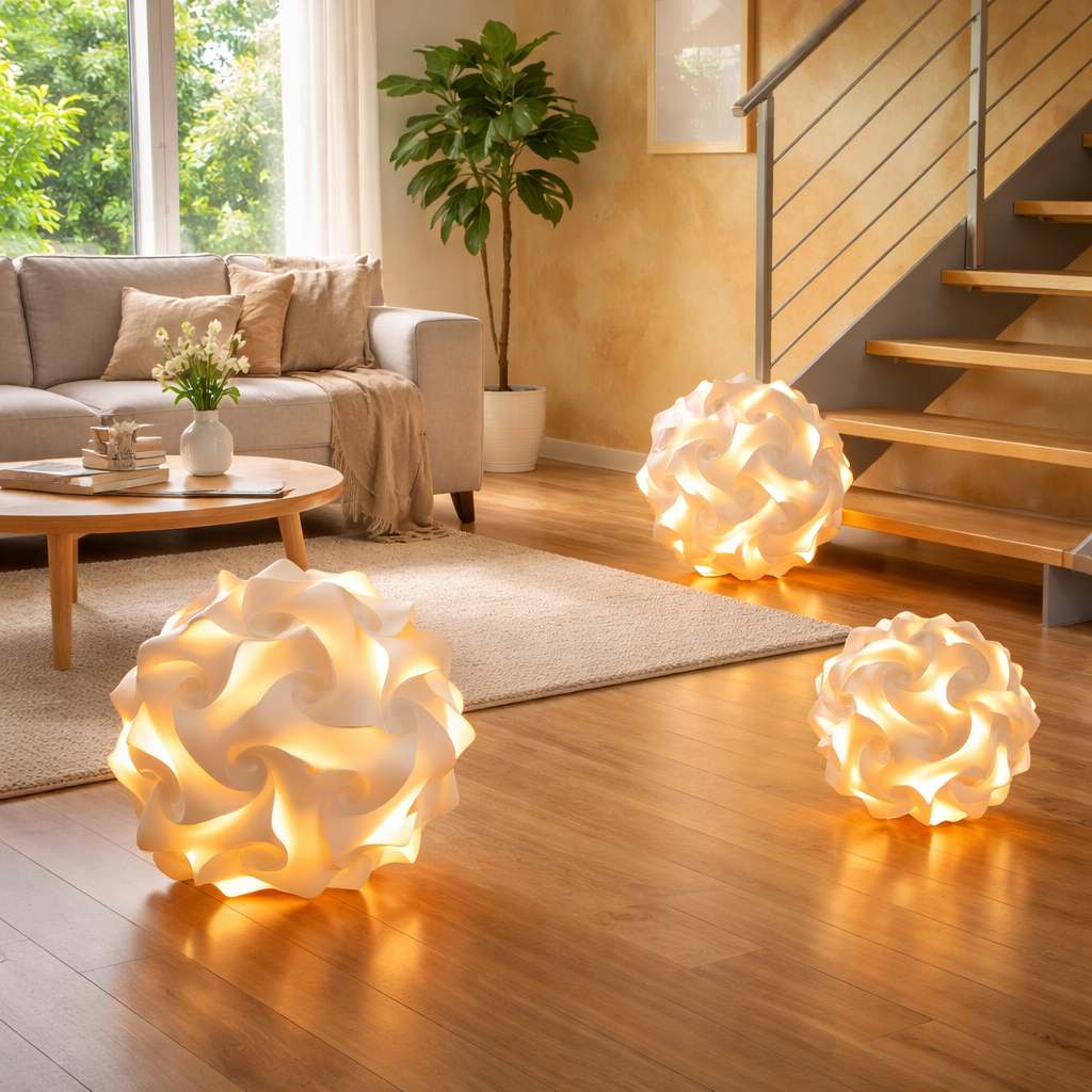 Kugellampe Papierlampe Ø 27-47 cm – Lampenmanufaktur Oberkirch