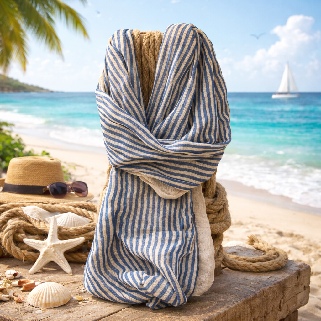 Schal Antonio – Leichter, vielseitiger Schal 180 × 70 cm in trendigen Farben