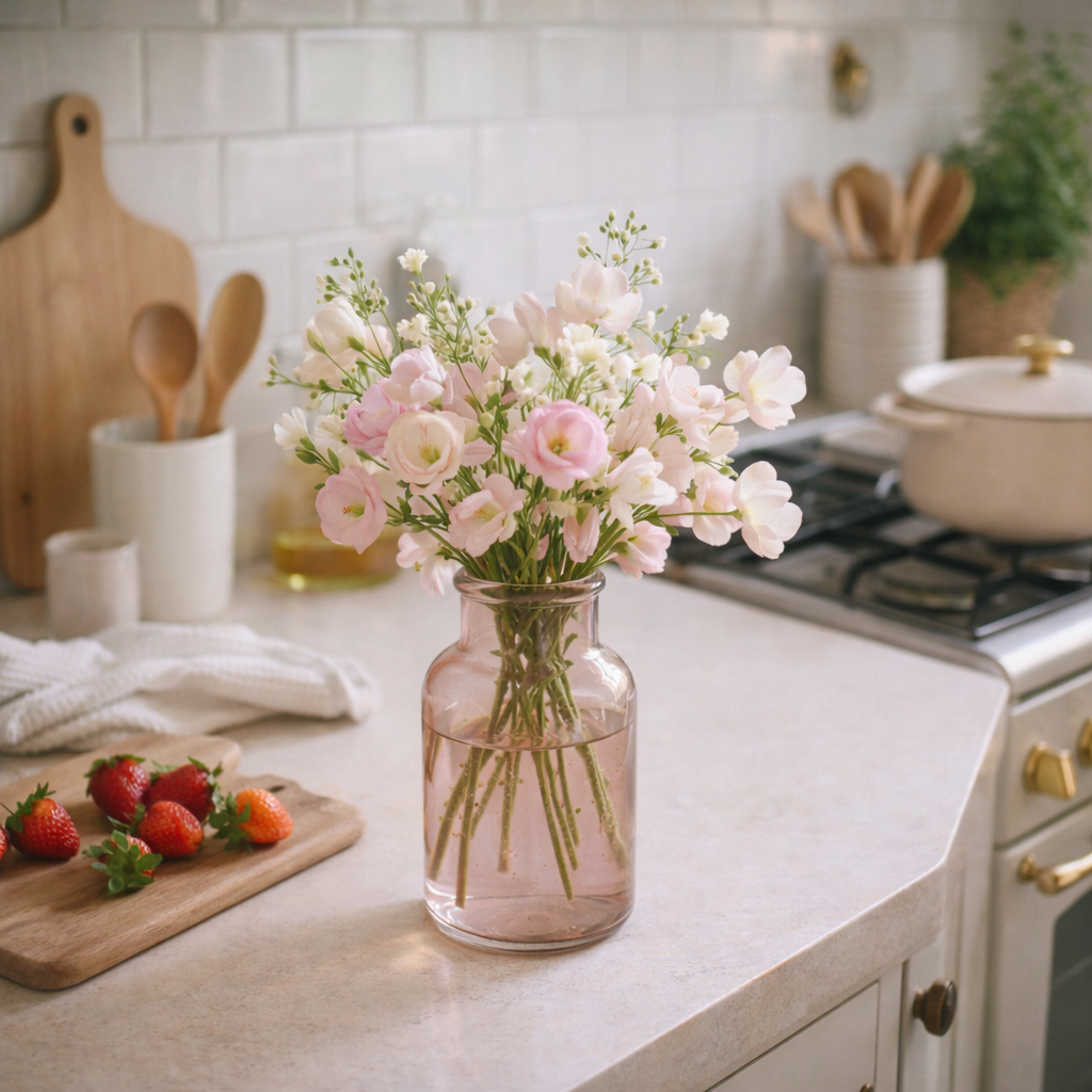 Spang Deko-Glasflasche "Mara" / Vase / Flaschenvase – verschiedene Faben und Größen