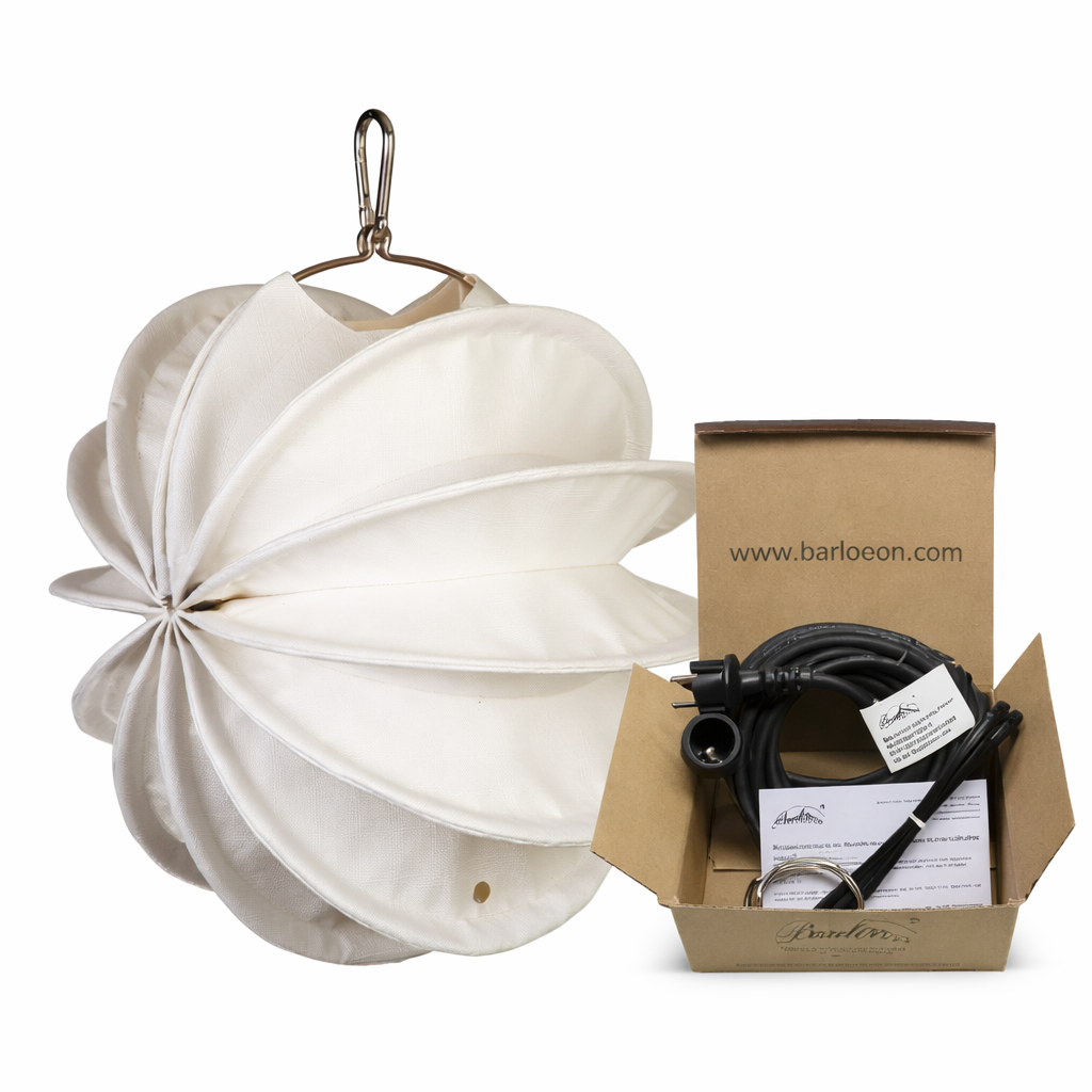 Lampion Gartenlaterne Barlooon / Wetterfester Lampion / Outdoor – verschiedene Größen – Farbe Weiss