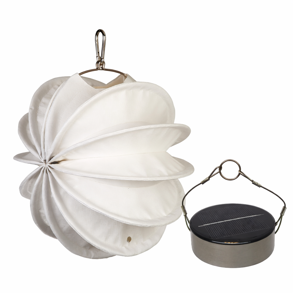 Lampion Gartenlaterne Barlooon / Wetterfester Lampion / Outdoor – verschiedene Größen – Farbe Weiss