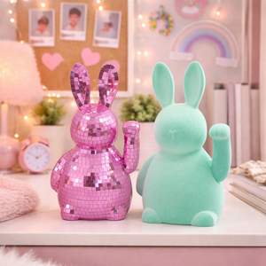 Kunststoff Hase "Winky" / Winke-Hase / Aufsteller / Figur Ostern – verschiedene Farben – Höhe 16 cm