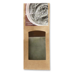 Spezialseife kaltgerührt im braunen Säckchen, Gesichtsseife mit Heilerde - 100g