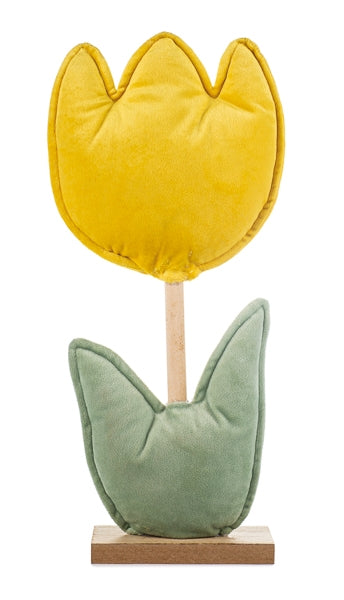 Tulpe aus Stoff und Holz / Stofftulpe / Dekotulpe / Aufsteller / Ostern – verschiedene Farben – verschiedene Höhen