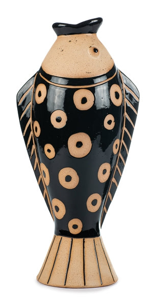 Vase / Blumenvase / Dekovase Fisch aus Keramik – verschiedene Farben / Größen