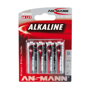 ANSMANN Alkaline Batterien Set Mignon AA/LR6 - 4 Stück
