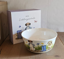 Müslischale / Frühstückschale / Schale Hundespaß Porzellan – Grätz Verlag – Ø 15 cm, Höhe 7,5 cm