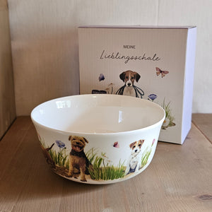 Müslischale / Frühstückschale / Schale Hundespaß Porzellan – Grätz Verlag – Ø 15 cm, Höhe 7,5 cm