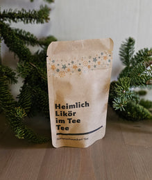"Heimlich Likör im Tee Tee" / Tee Geschenk / Weihnachten – 20 g – gefertigt von Menschen mit Behinderung (Kopie)