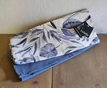 Geschirrtücher Set (2 Stück) / Küchenwäsche Blue Lagoon Ladelle – blau-weiss – 45 x 70cm