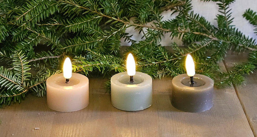 LED Teelicht Set (3 Stück) 