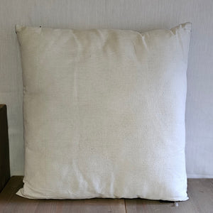 Kissen "Gwen" / Stoffkissen / Zierkissen mit Inlet – grau-weiss – Masse 45 x 45 cm - Ausstellungsstück stark reduziert