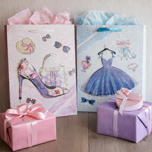 Geschenktasche / Tasche aus Papier - verschiedene Motive - 30 x 12 x 40 cm