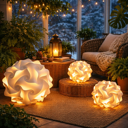 Kugellampe Papierlampe Ø 27-47 cm – Lampenmanufaktur Oberkirch