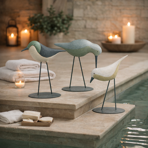 Dekovogel Dekofigur Vogel aus Metall – verschiedene Größen – verschiedene Farben