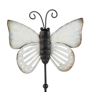 Schmetterling mit Kleiderhaken / Wandhaken / Haken Metall – verschiedene Motive – Höhe 16 cm