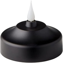 Kooduu Shine LED-Kerze / Akkukerze / Wiederaufladbare LED-Kerze – schwarz – Ø 9 cm