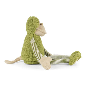 Affe Kuscheltier / Plüschtier / Stofftier / Schmusetier / Spielzeug – grün-beige – Höhe 27 cm