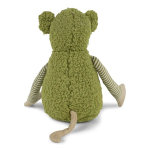 Affe Kuscheltier / Plüschtier / Stofftier / Schmusetier / Spielzeug – grün-beige – Höhe 27 cm