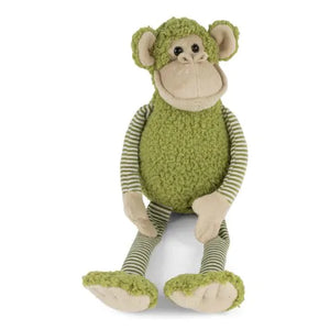 Affe Kuscheltier / Plüschtier / Stofftier / Schmusetier / Spielzeug – grün-beige – Höhe 27 cm